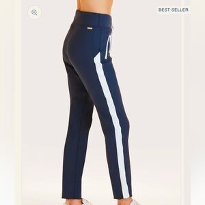 NWT Alala Fast Track Pants Navy Blue White